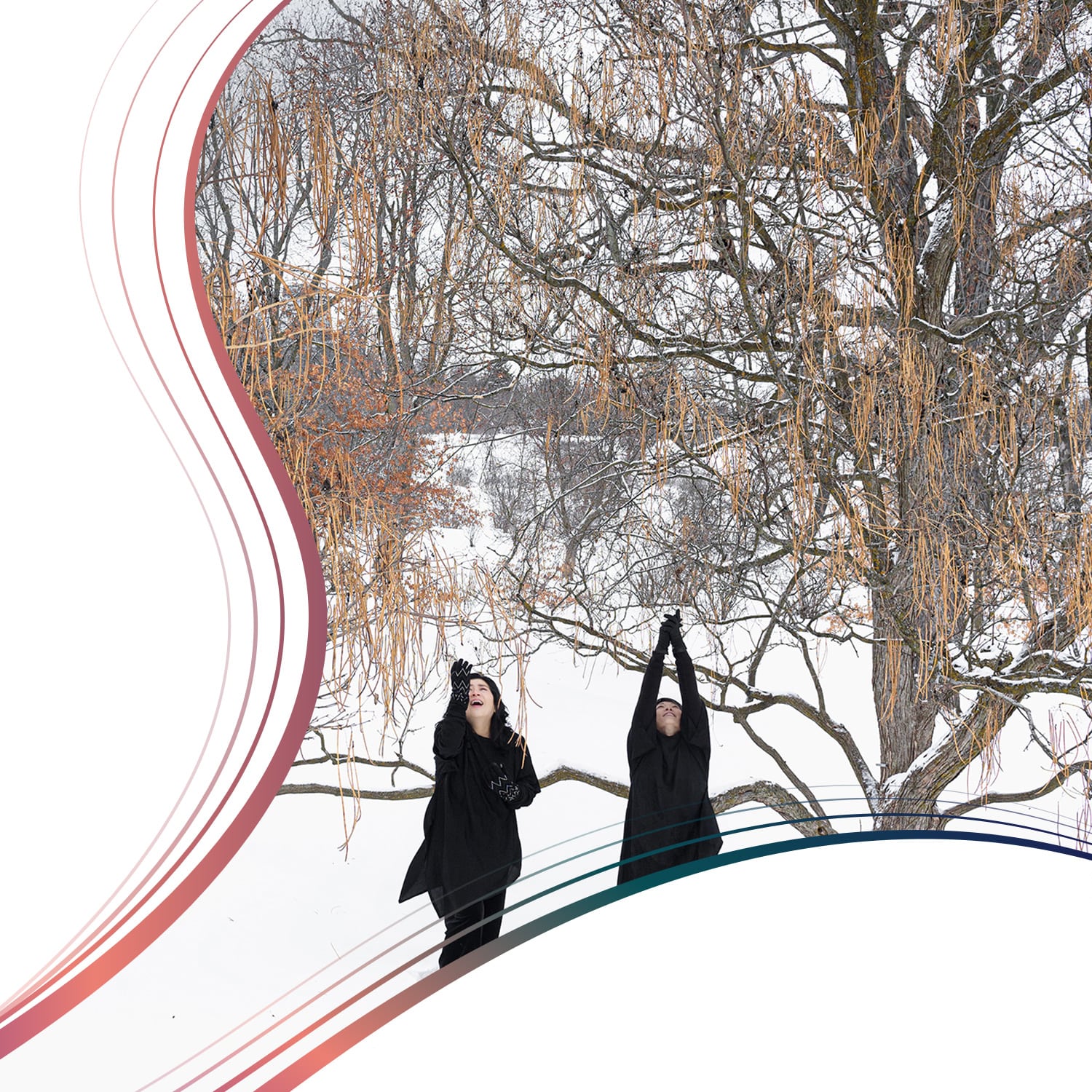 Soprano Noriko Hashimoto and dancer and choreographer Takako Segawa perform in 'Sho ga nai' at the Dominion Arboretum in Ottawa. (Photo: Sarolta Gyoker)