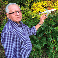 Arnold Jacobs a créé l'aigle vert et or que les Boeing 767 d'Air Canada ont arboré sur leur fuselage de 2001 à 2008. Un grand moment de sa carrière.