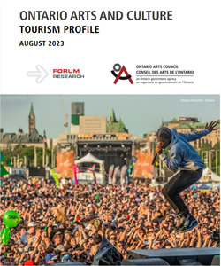 Cover page of Ontario Arts and Culture Tourism Profile
