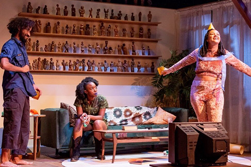 Production still from Factory Theatre’s 2019 production of Trout Stanley, for which Sophie Moynan served as Head of Props.