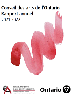 Conseil des arts de l’Ontario Rapport annuel 2021-2022