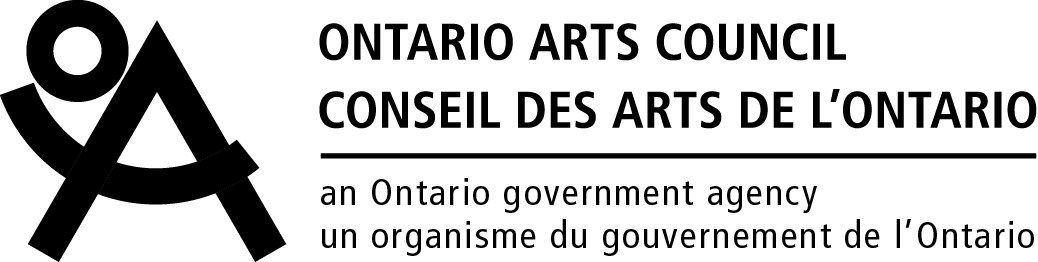 Conseil des arts de l&#39;Ontario - Logo et remerciements fr-ca